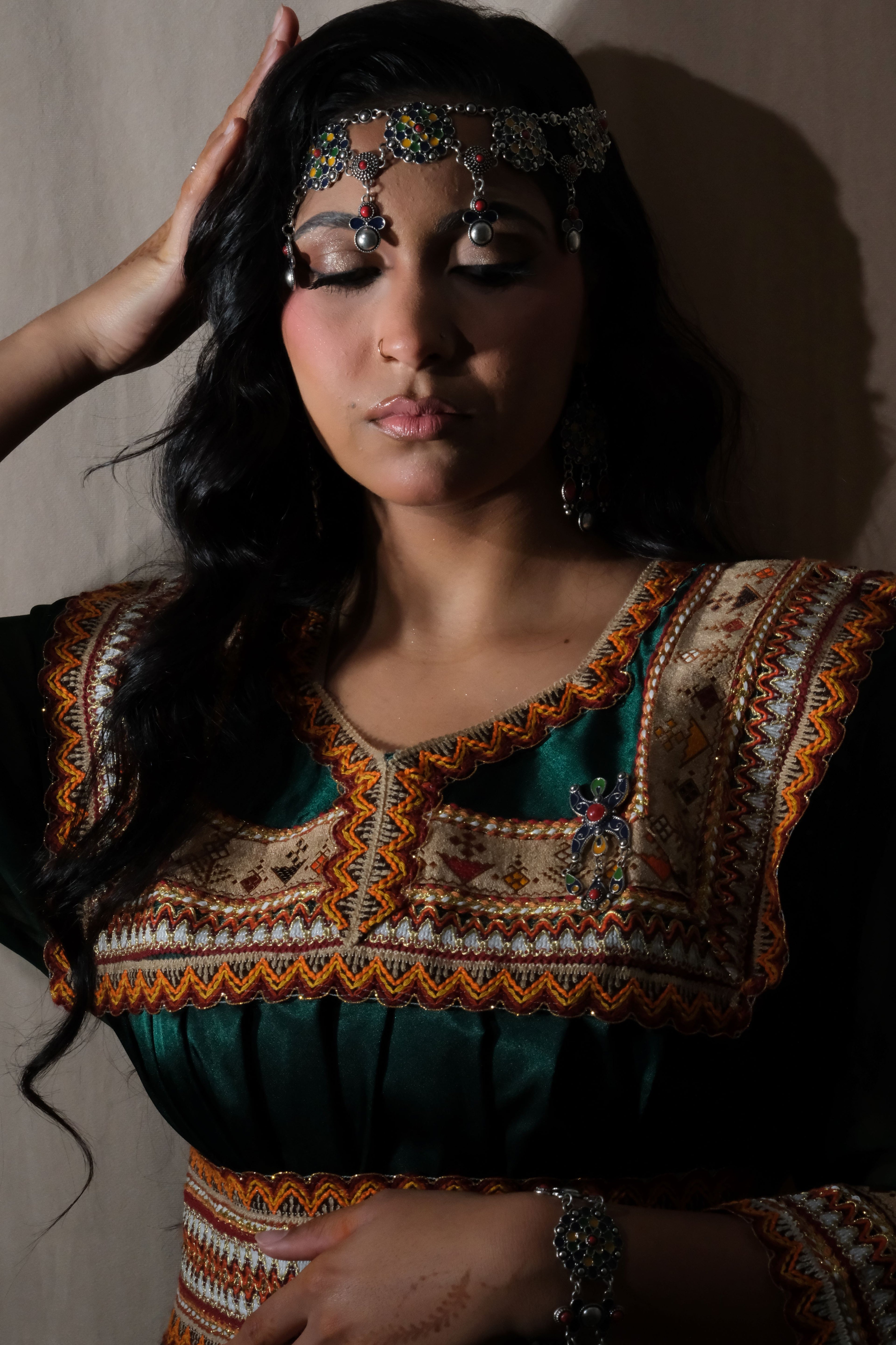 Robe Kabyle Verte « Anya »