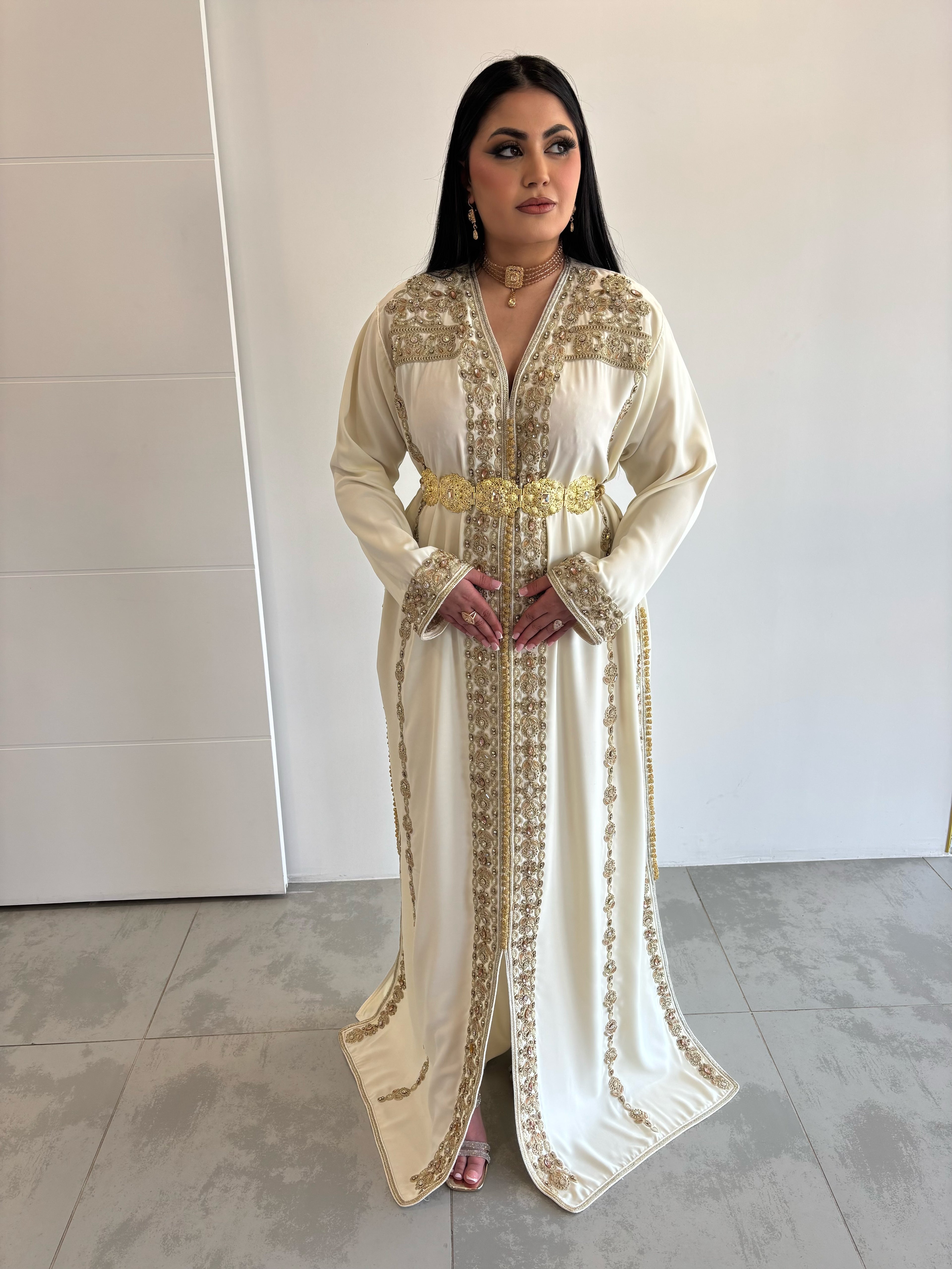 Golden hlel caftan