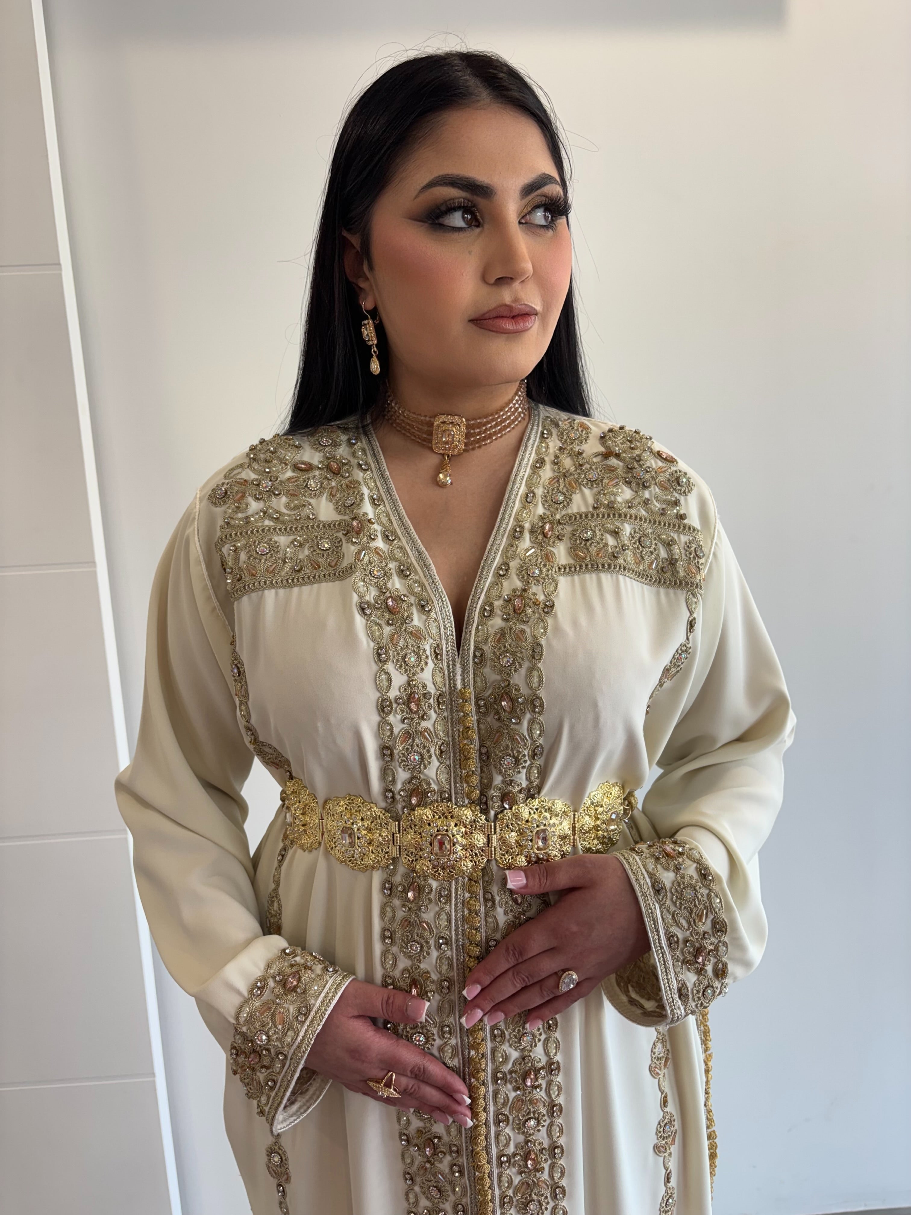 Golden hlel caftan