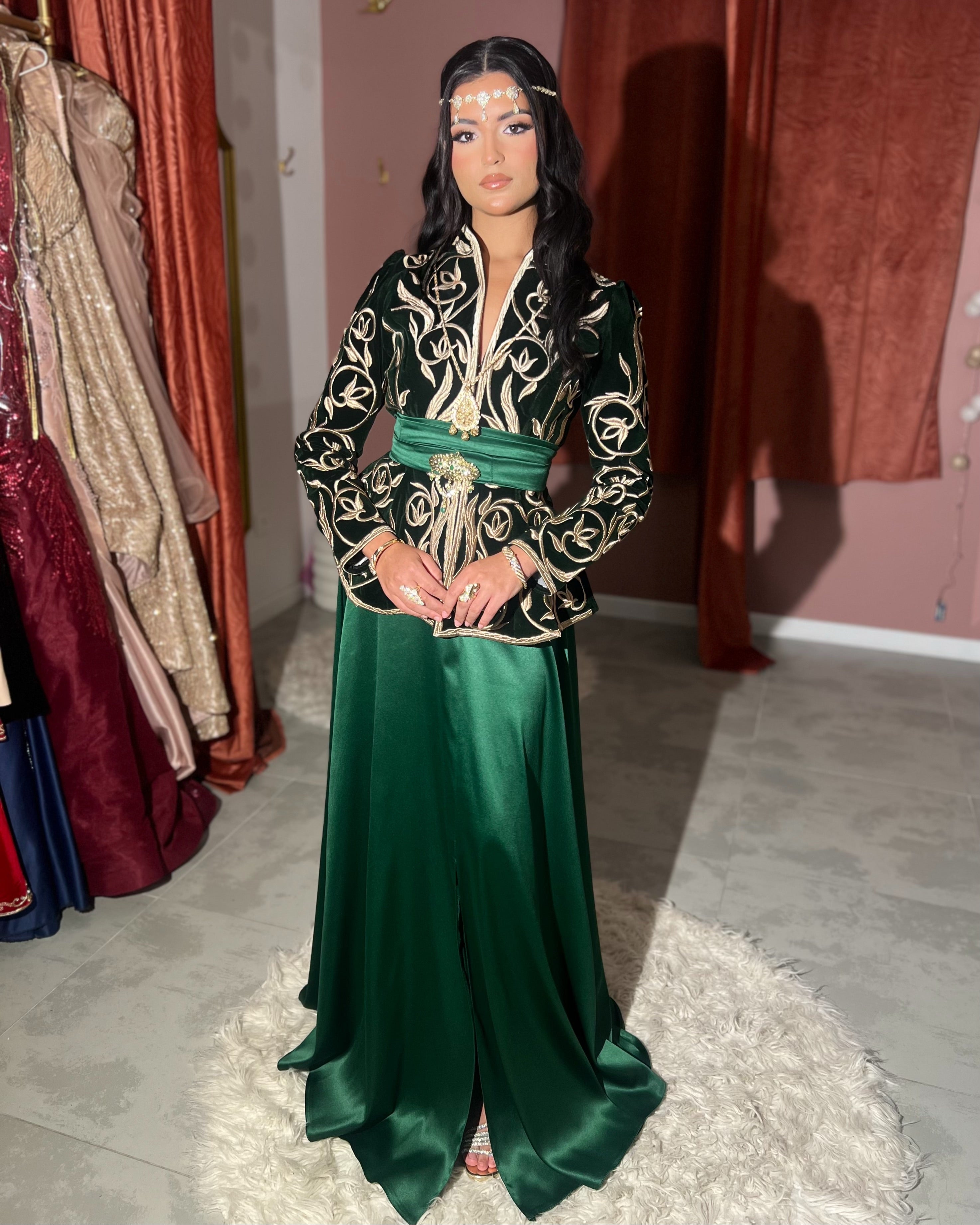 Karakou brodé jupe "Lilia"