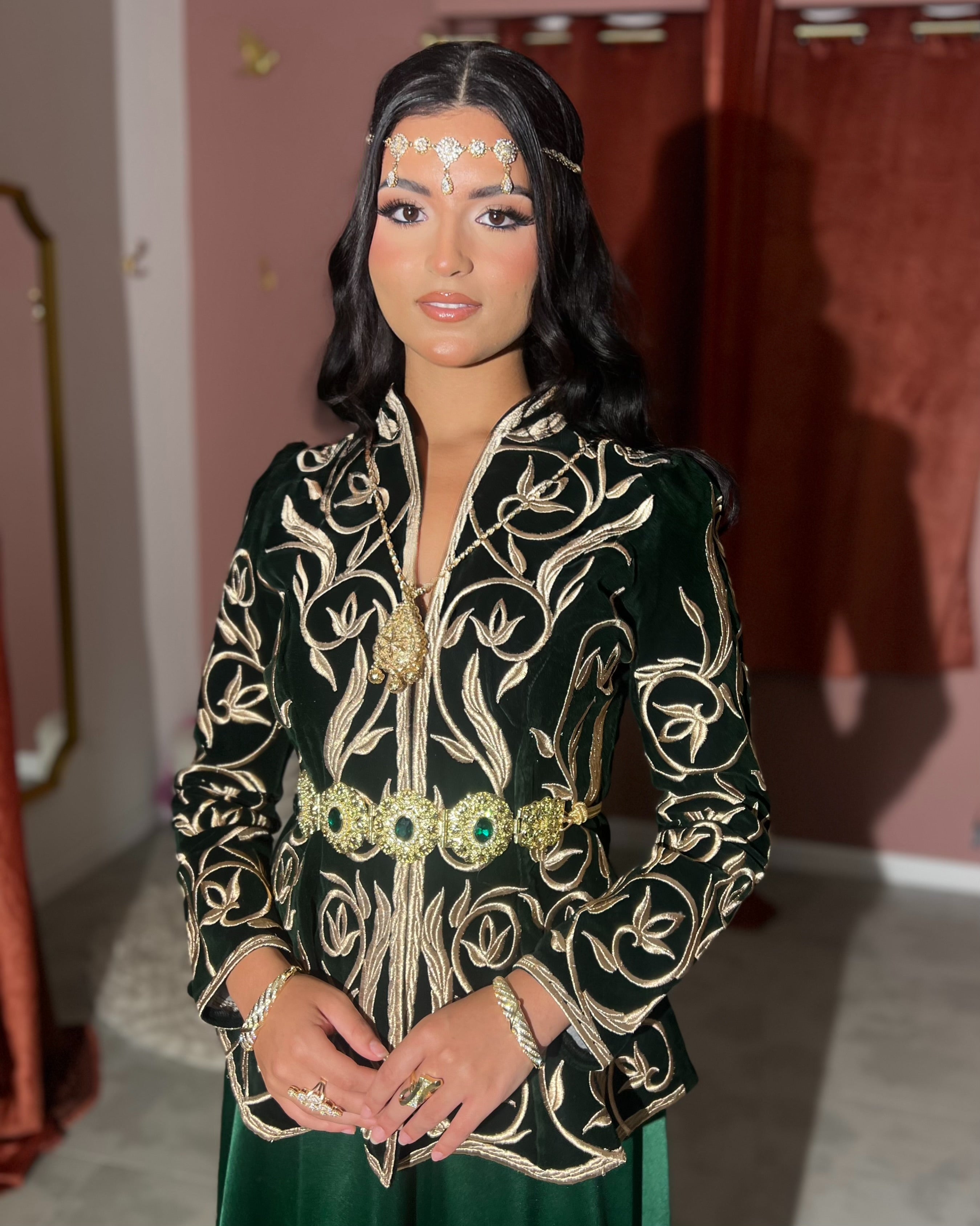 Karakou brodé jupe "Lilia"