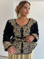 Karakou noir et argent grande taille