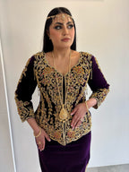Karakou perlé violet