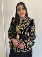Karakou brodé noir