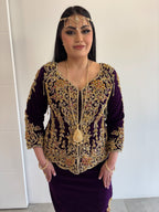 Karakou perlé violet