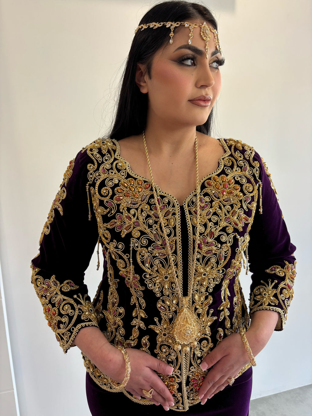 Karakou perlé violet