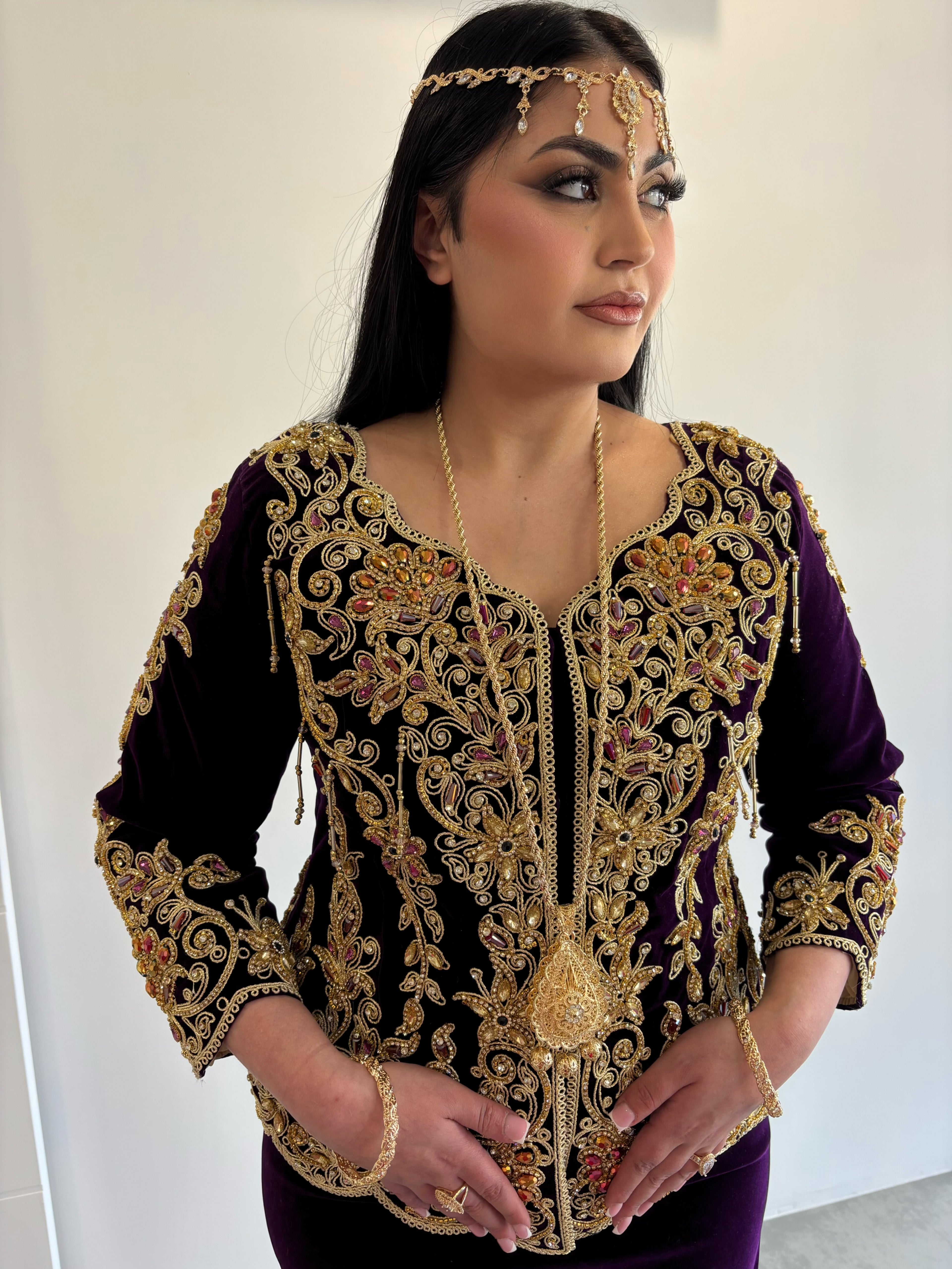 Karakou perlé violet