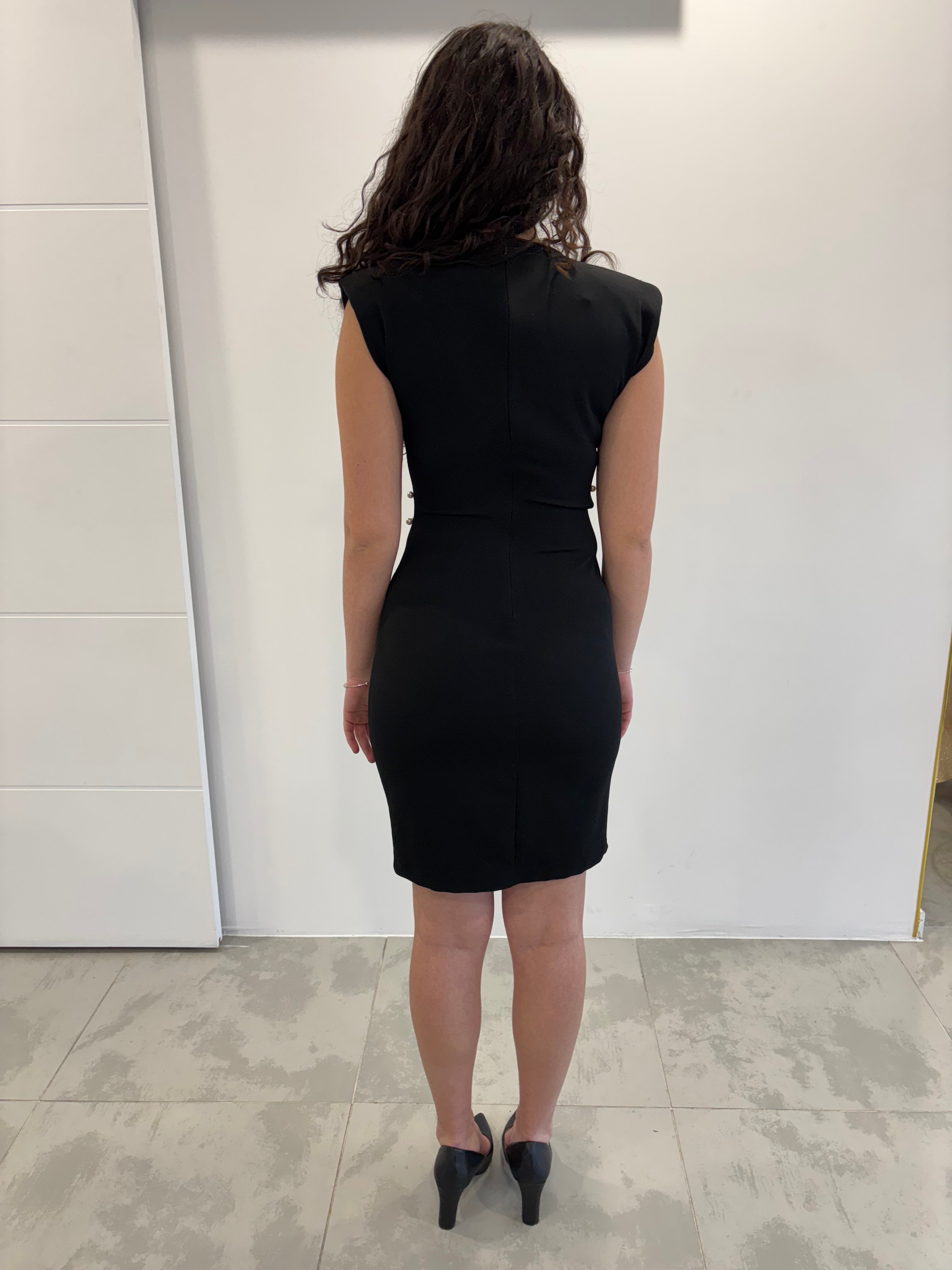 Robe de soirée noir courte “Éléna”