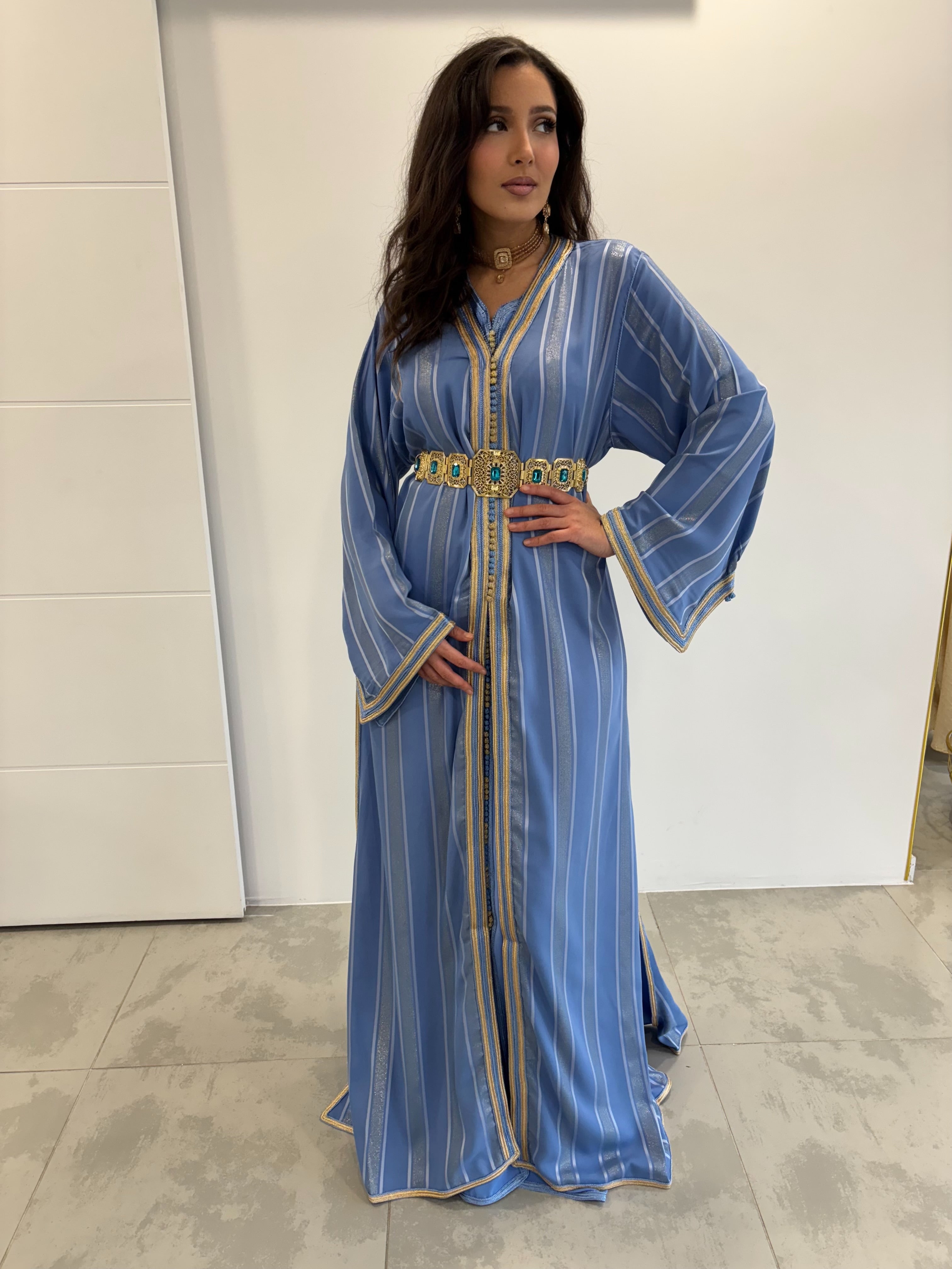 Takchita bleue “Lyna” – Raffinement Royal