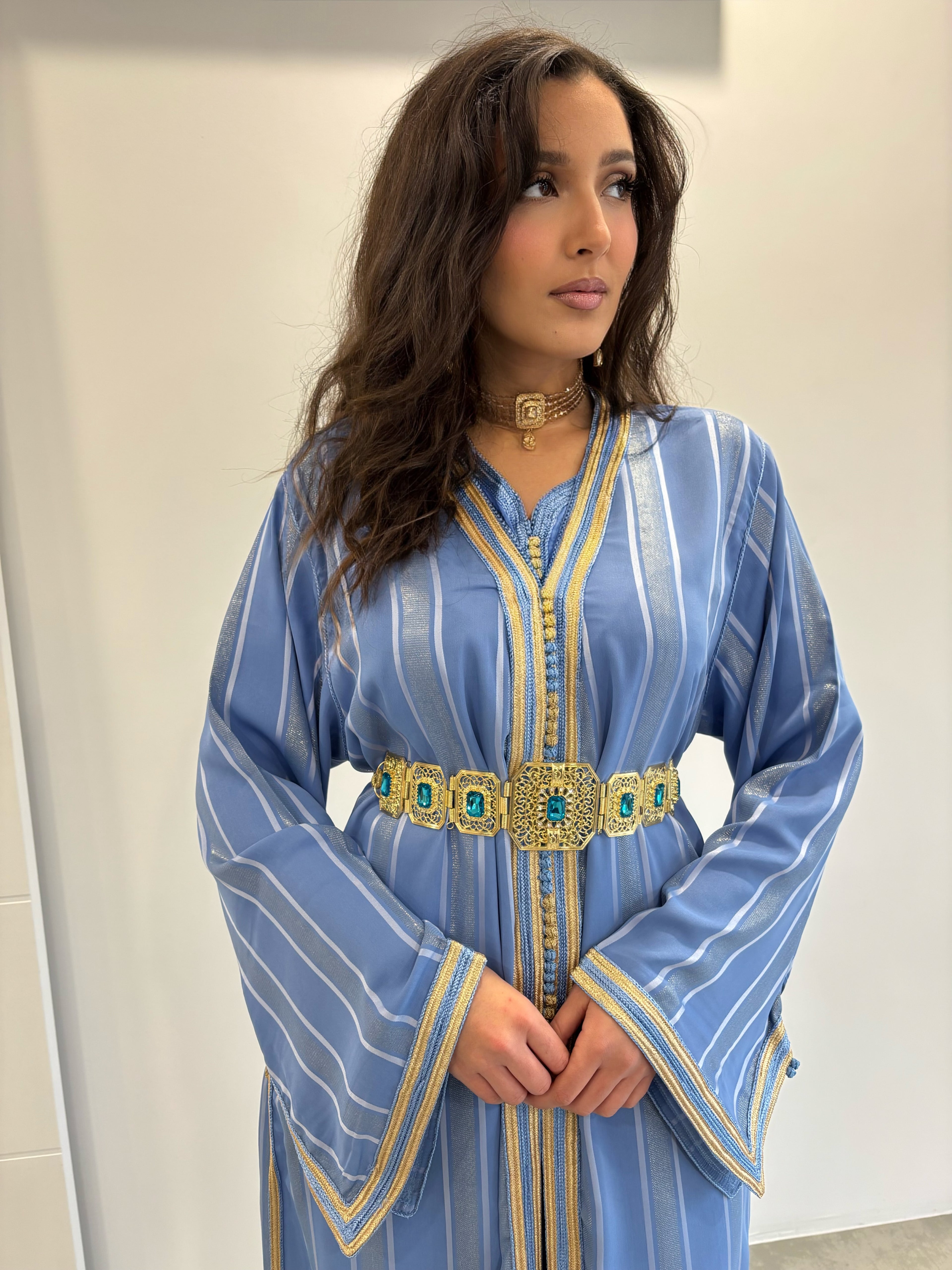 Takchita bleue “Lyna” – Raffinement Royal