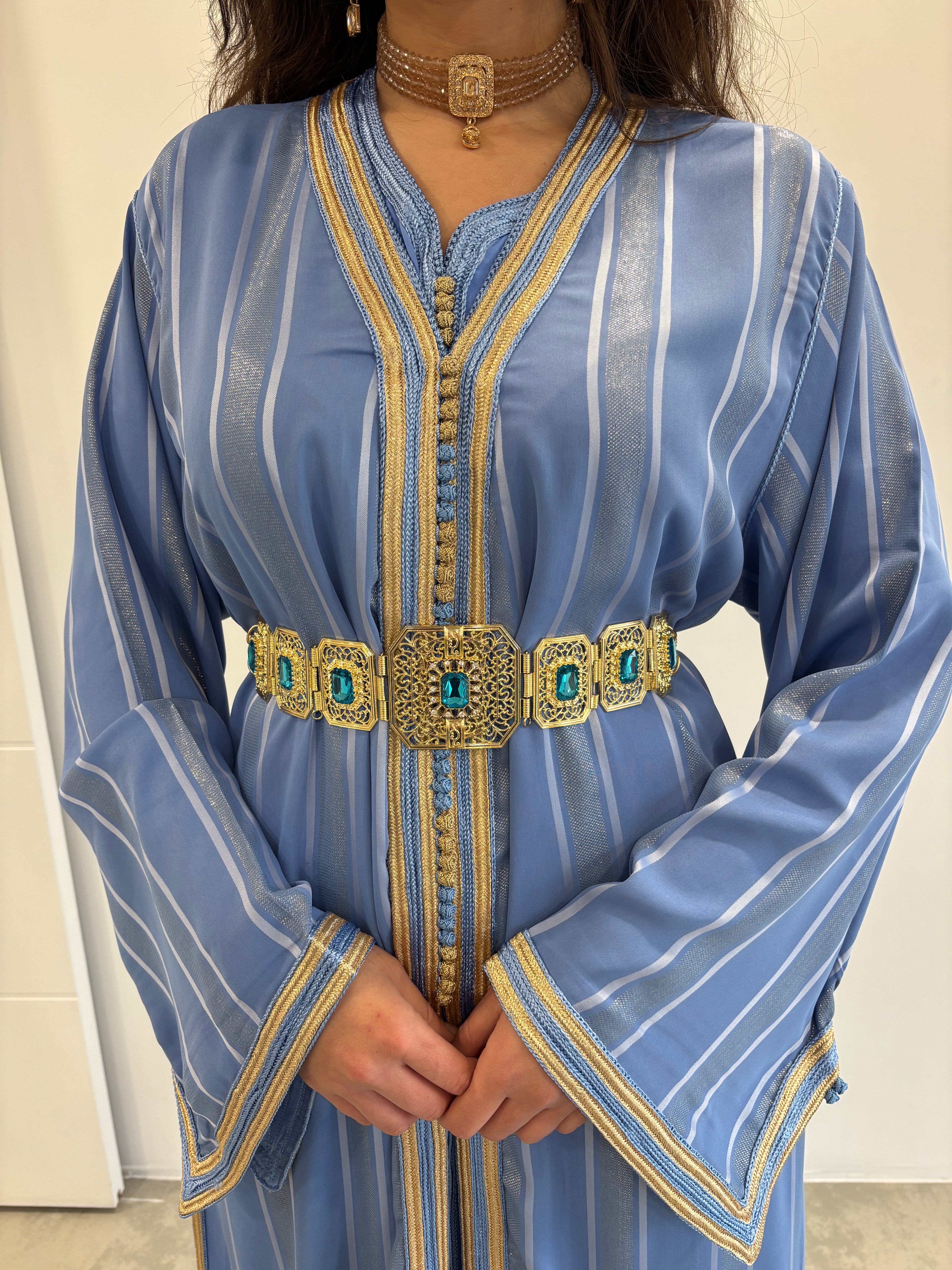 Takchita bleue “Lyna” – Raffinement Royal