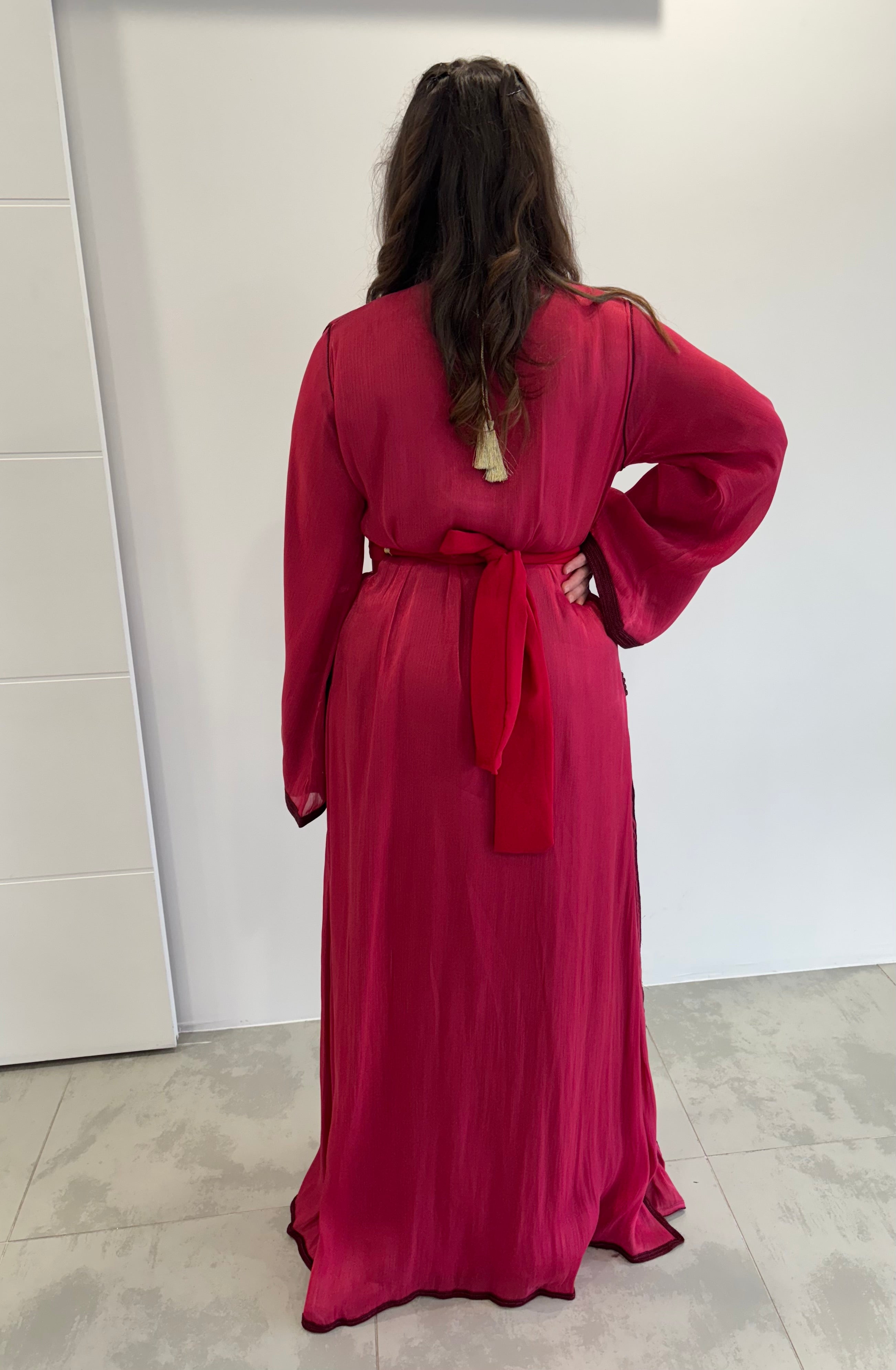 Takchita organza rose fushia “Yasmina”