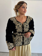 Karakou noir et argent grande taille